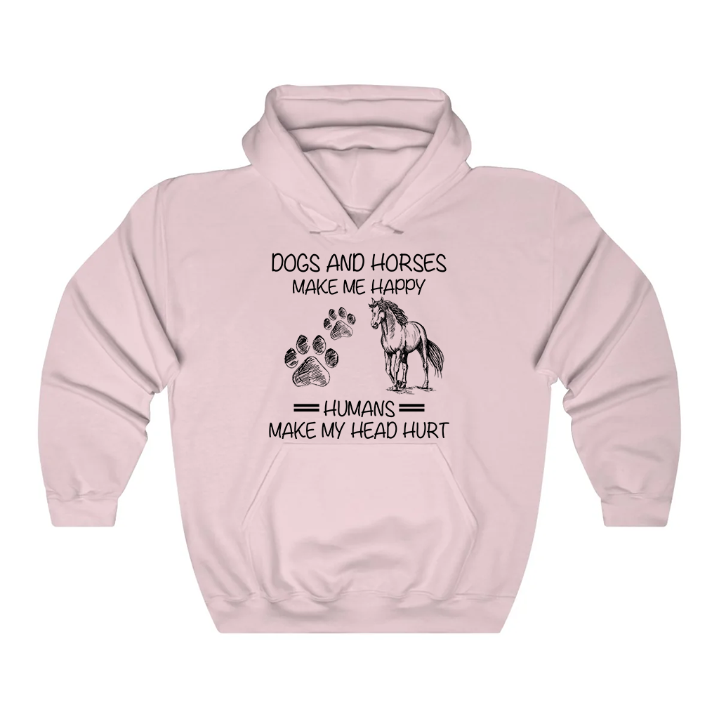 Dogs And Horses Hoodie
