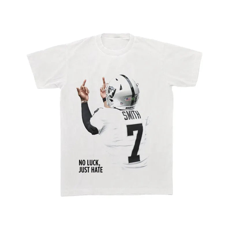 Geno Smith No Luck Just Hate Comfort Color Tee