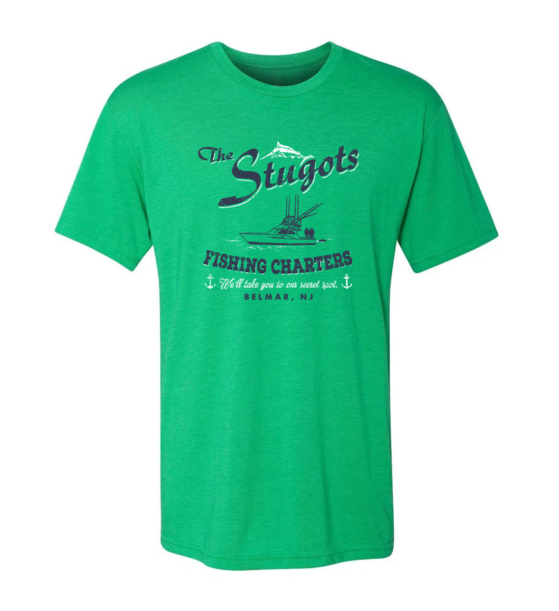 The Stugots Fishing Charters Unisex Soft Tee