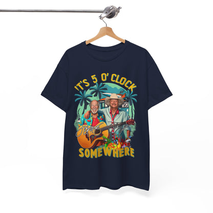 Jimmy Buffett Shirt Alan Jackson, It's 5 O'clock Somewhere Tee