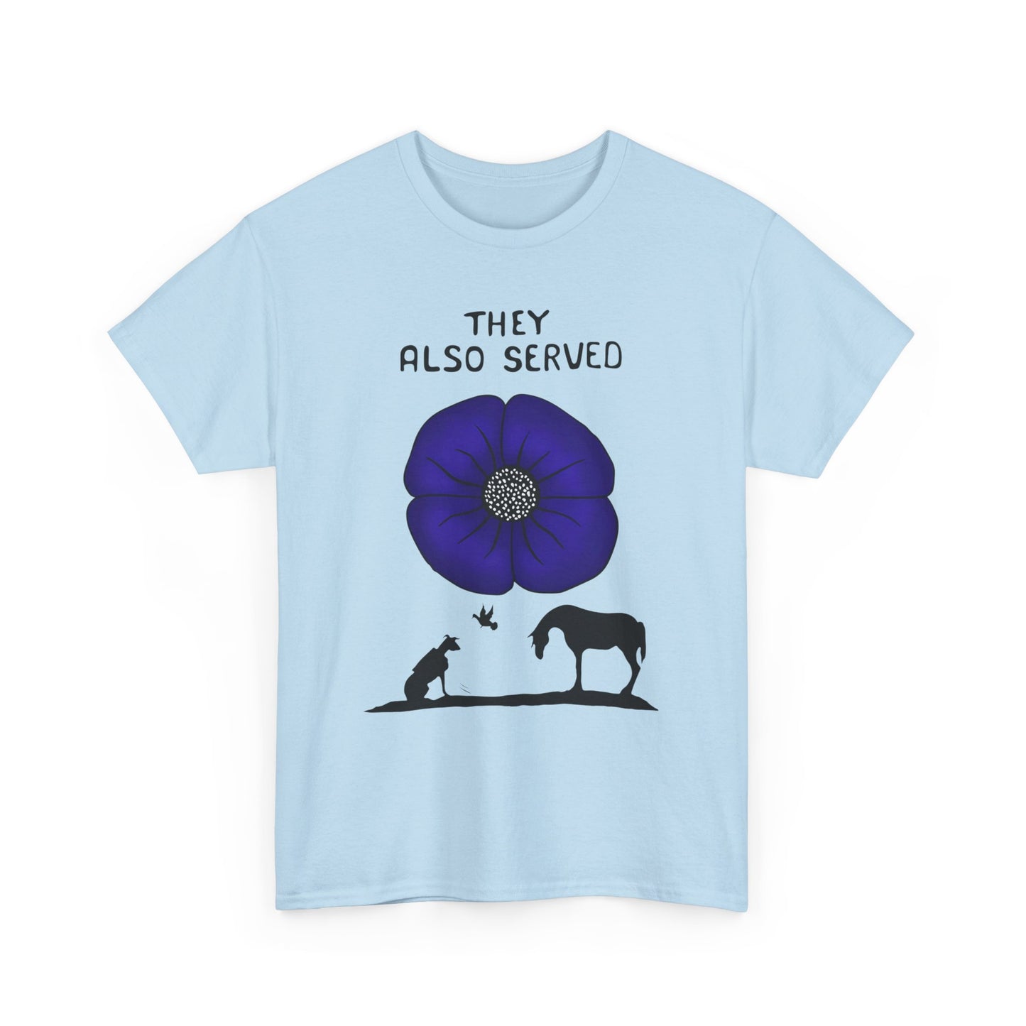 Animal They Also Served Purple Poppy Shirt