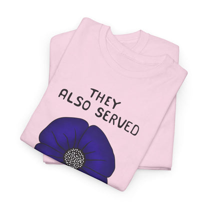 Animal They Also Served Purple Poppy Shirt