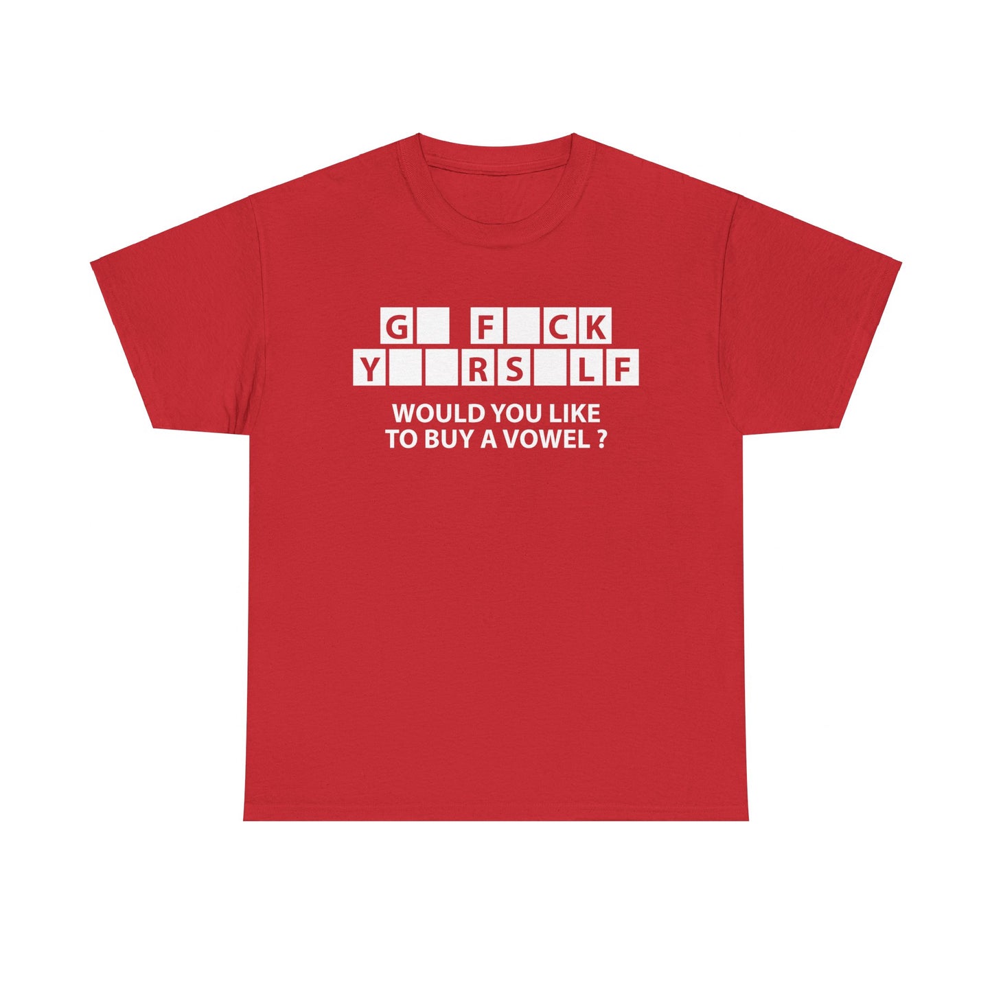 Would You Like To Buy A Vowel Shirt