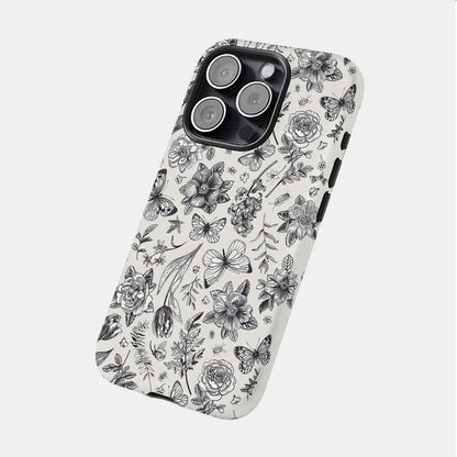 Floral Butterfly iPhone Case