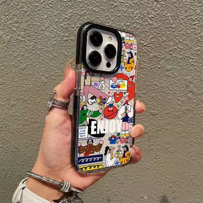 Creative Graffiti Clear iPhone Case
