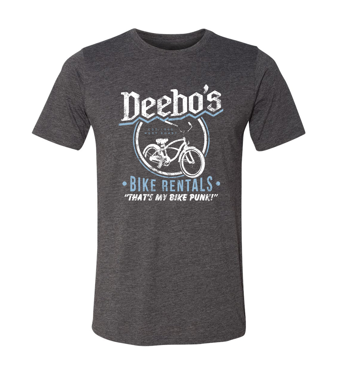 Deebo's Bike Rentals Unisex Soft Tee