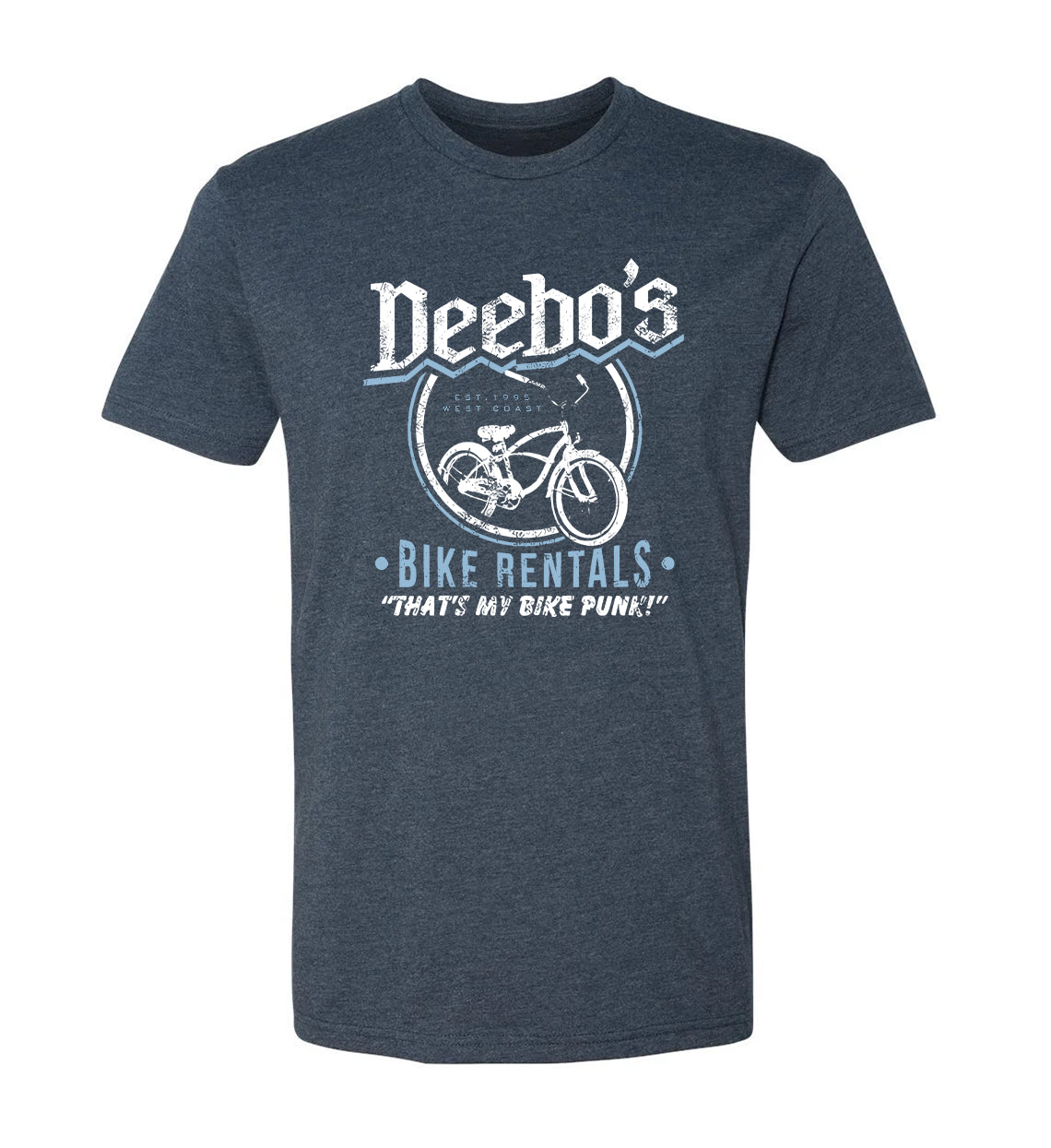 Deebo's Bike Rentals Unisex Soft Tee