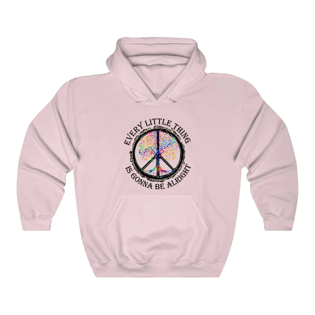 Hippie Every Little Thing Is Gonna Be Alright Hoodie