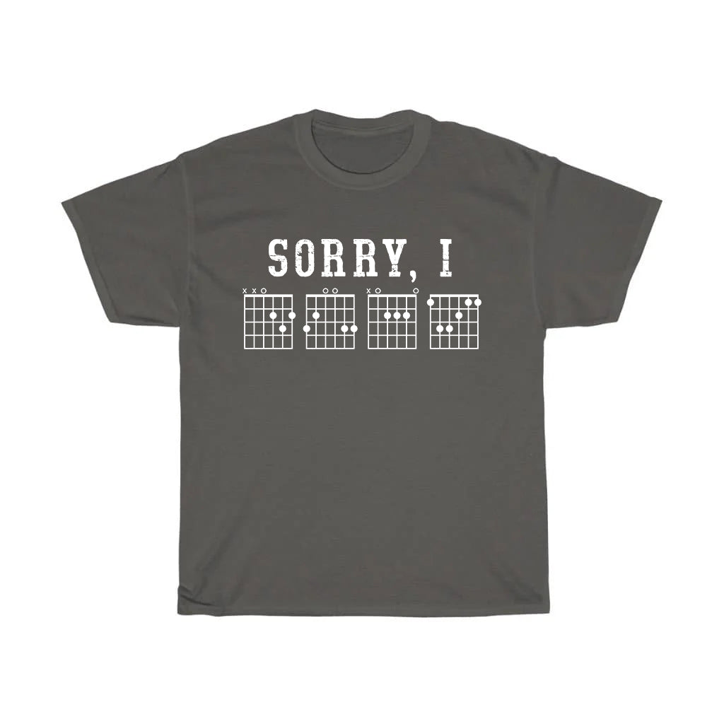 Sorry I DGAF guitar Unisex T-Shirt