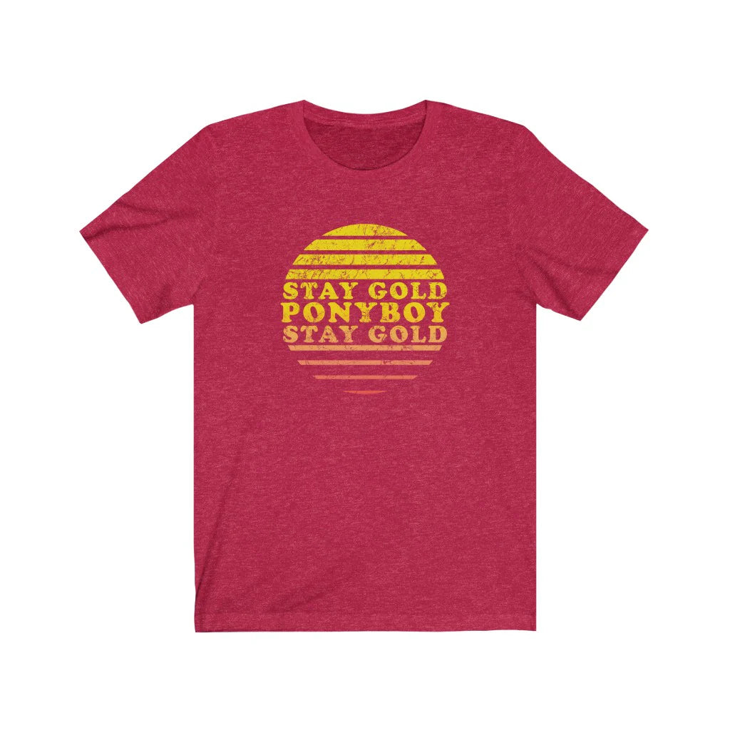 Stay Gold Ponyboy Unisex Soft Tee