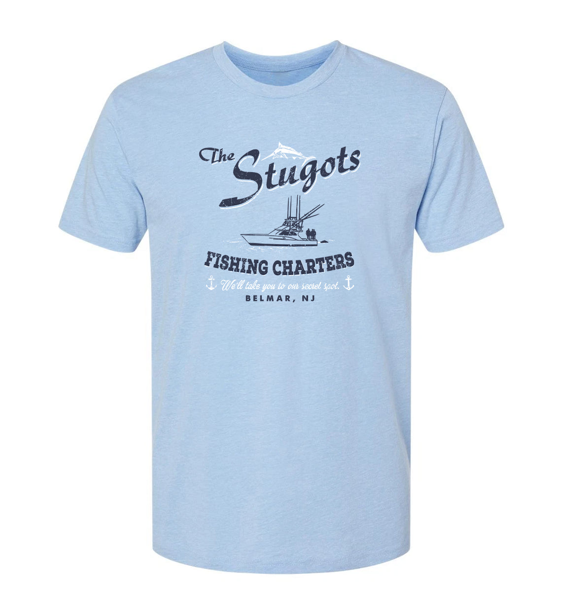 The Stugots Fishing Charters Unisex Soft Tee