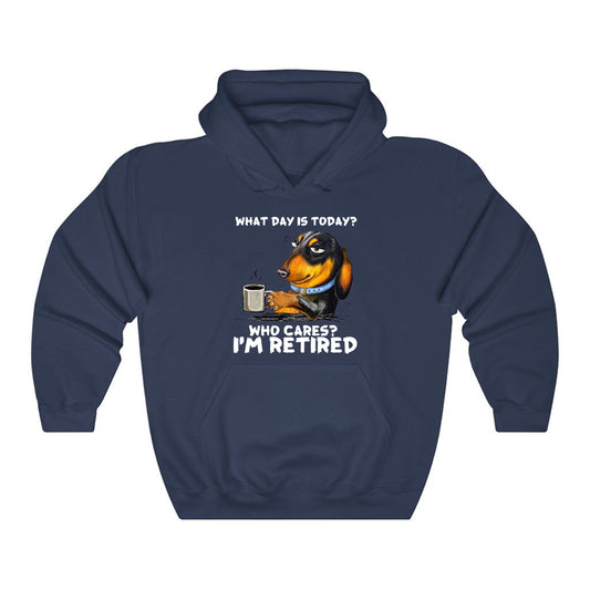 What Day Is To Day Who Cares I'm Retired Hoodie