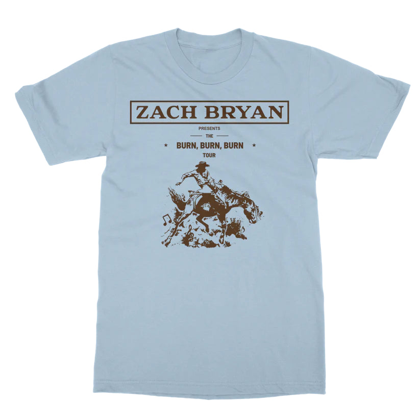 Zach Bryan Burn Burn Burn Tour T-Shirt