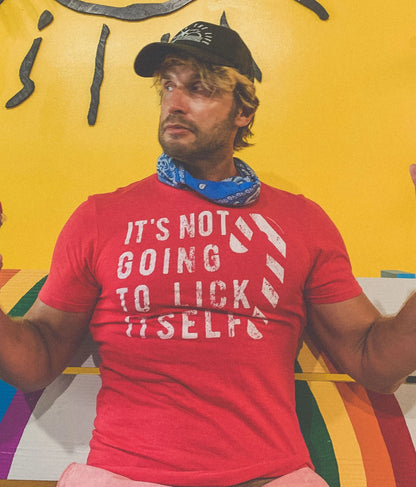 It's Not Going To Lick Itself Funny Christmas Shirt